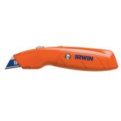 IRWIN Retractable Utility Knife in Hi-Vis Orange