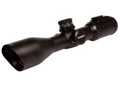 Leapers UTG 3-12x44 AO Rifle Scope, EZ-TAP, Ill. Mil-Dot Reticle, 1/4 MOA, 30mm Tube, Weaver Rings
