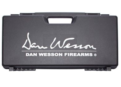 ASG Dan Wesson Revolver Case With Logo, Plastic, Black, 3.3x9x18